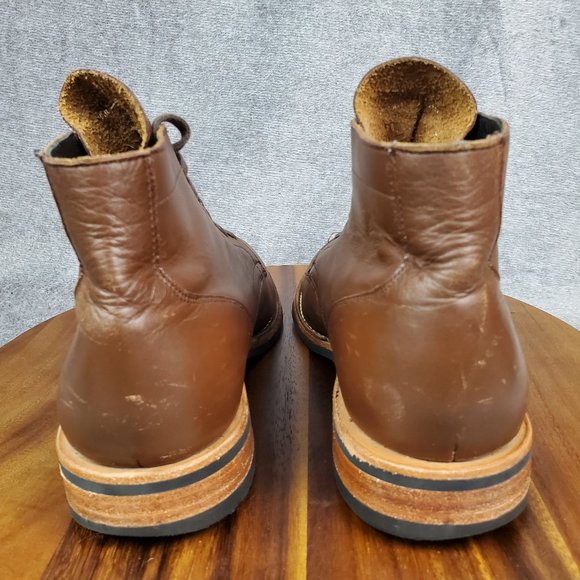 Thursday Boots Men's US 11.5 Brown Leather Lace Up Ankle Comfort Casual - Picture 4 of 13